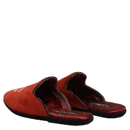 Red Suede DG King Men House Slipper Shoes