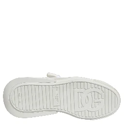 White Calfskin Leather Low Top Sneakers Shoes