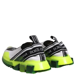 White Black Slip On Sorrento Sneakers Shoes