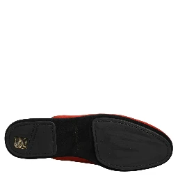 Red Suede DG King Men House Slipper Shoes