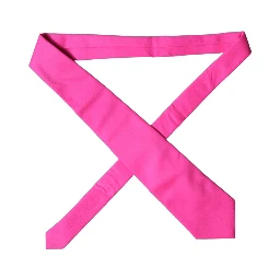 Neon Pink Solid Satin Silk Adjustable Women Necktie Tie