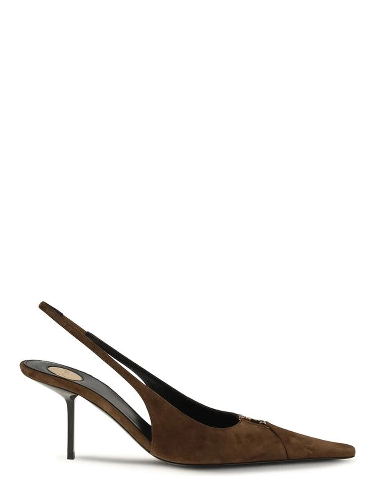 Brown Calf Leather Bos Taurus High Heel Pumps