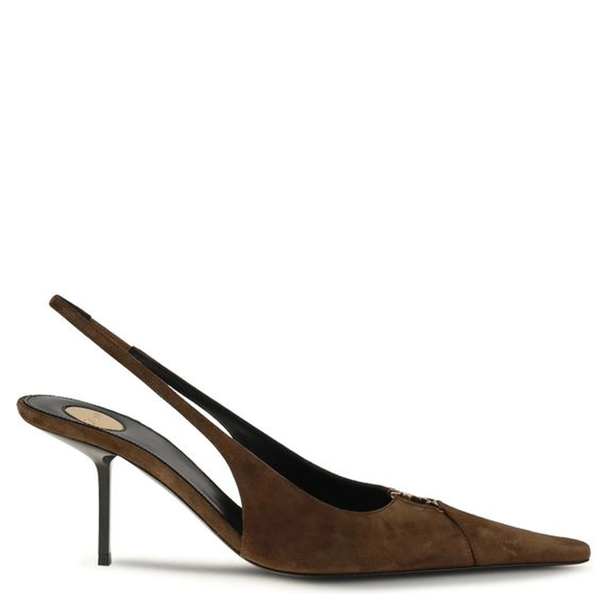 Brown Calf Leather Bos Taurus High Heel Pumps