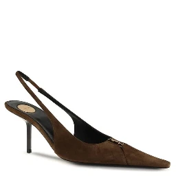 Brown Calf Leather Bos Taurus High Heel Pumps