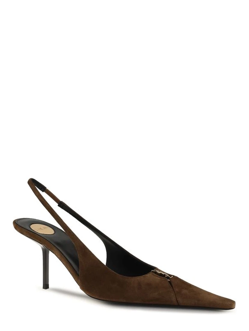 Brown Calf Leather Bos Taurus High Heel Pumps