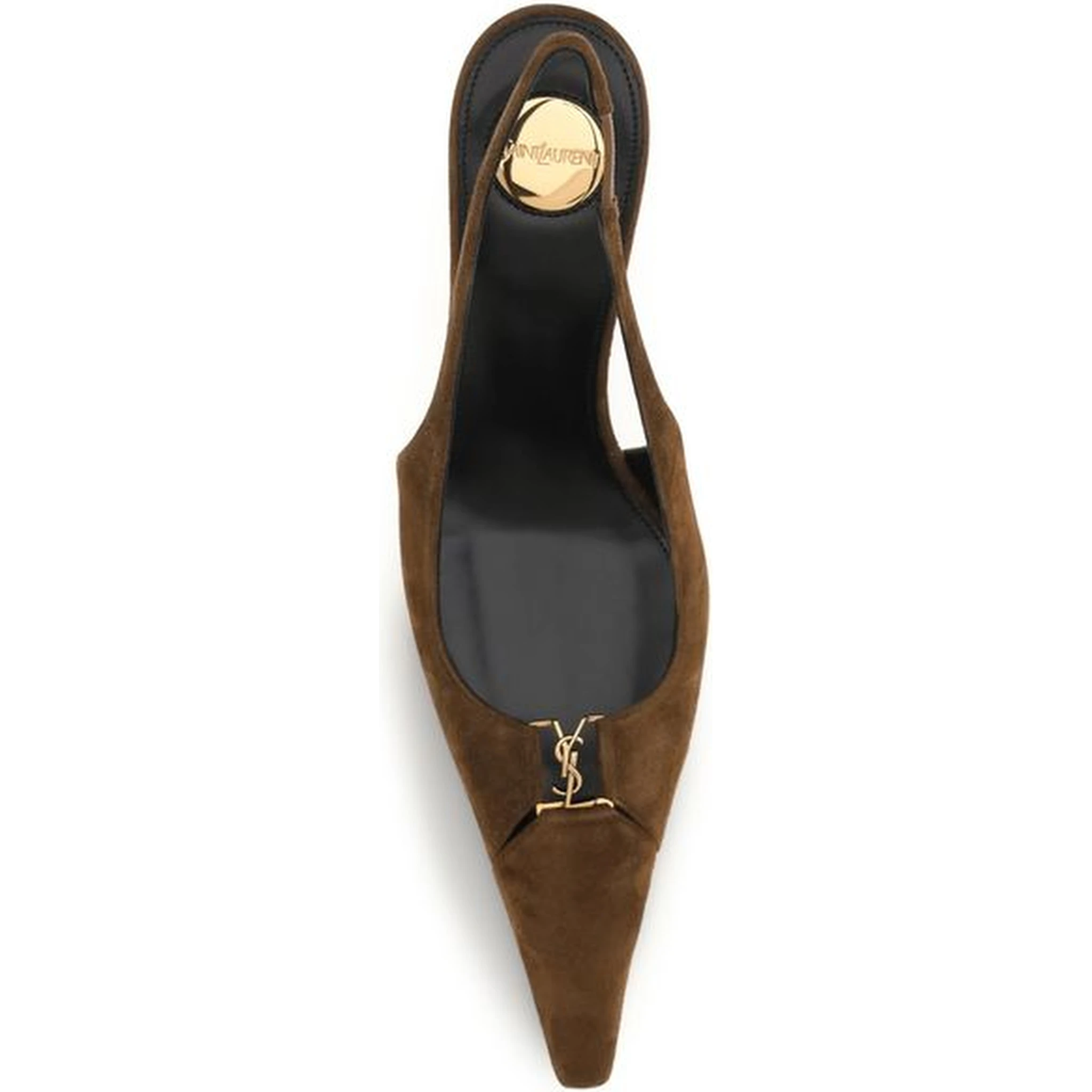 Brown Calf Leather Bos Taurus High Heel Pumps