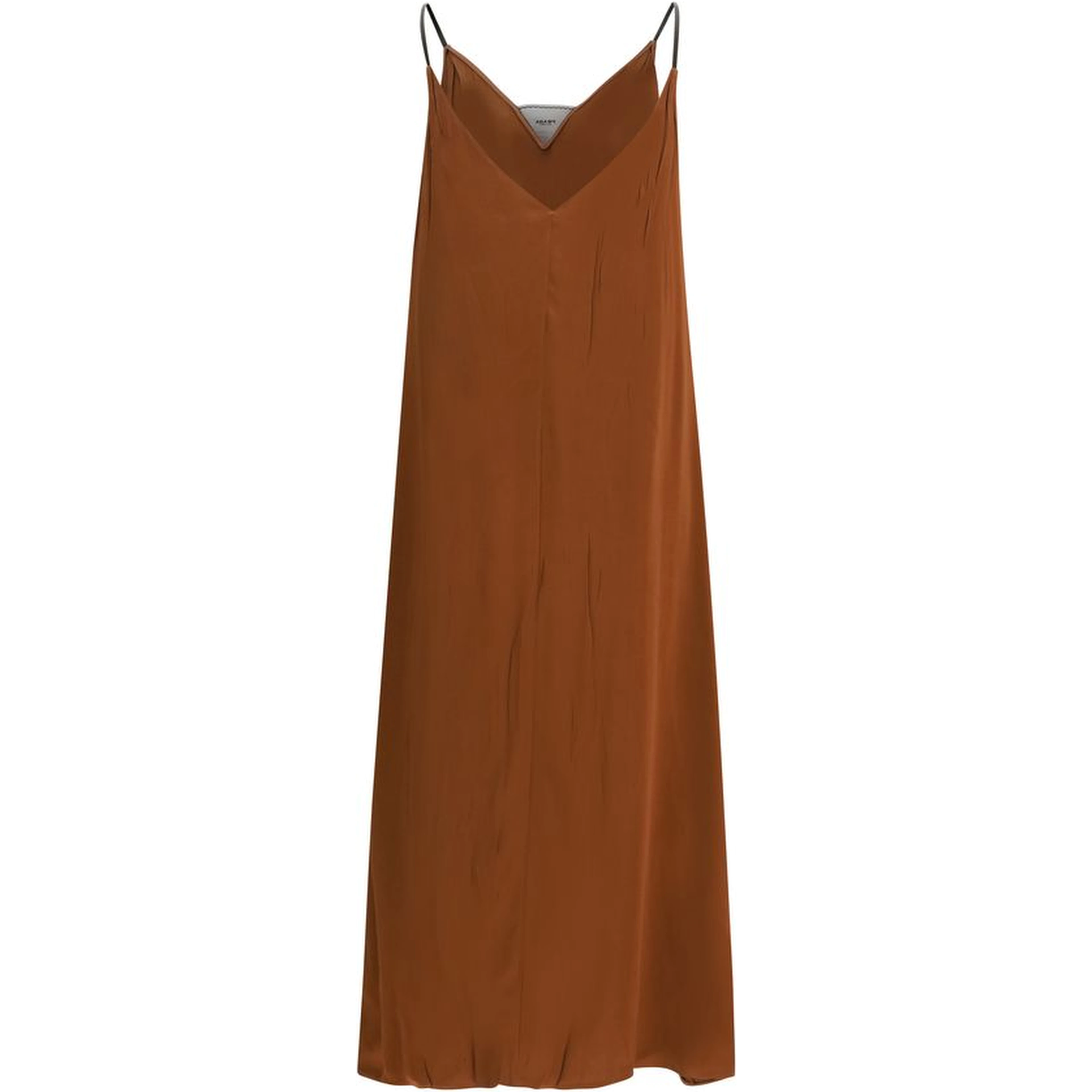 Brown Acetate Cocktail Dress