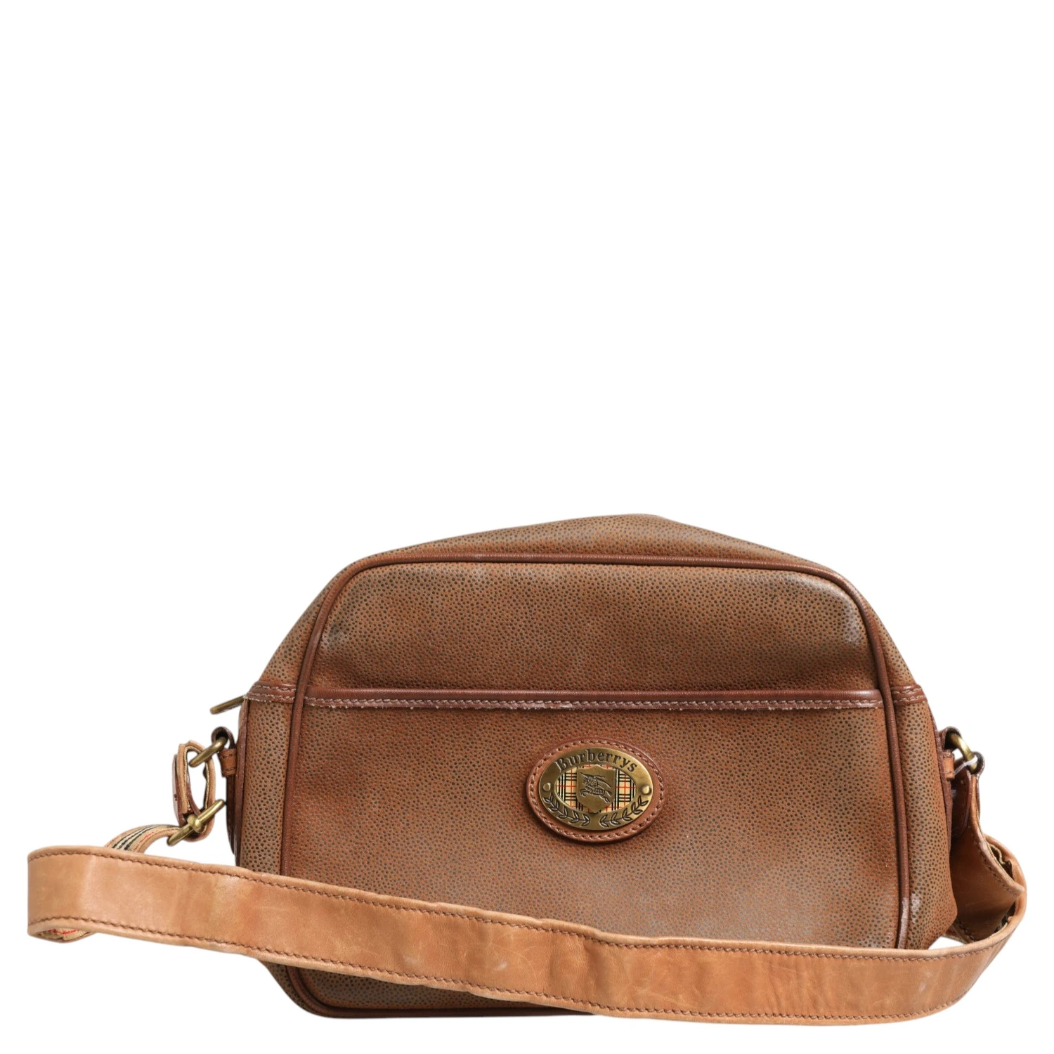 Brown and Gold Crossbody Bag