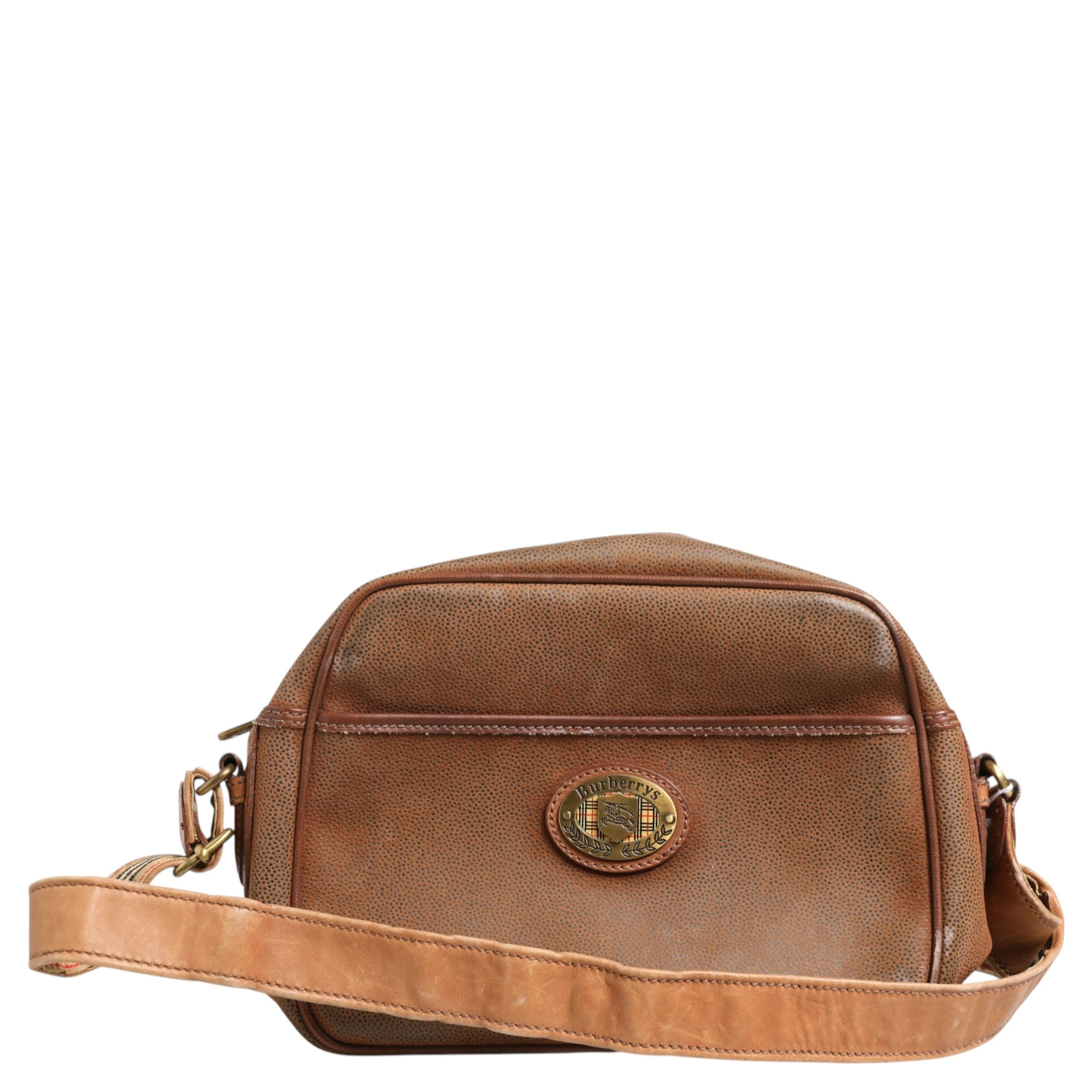 Brown and Gold Crossbody Bag