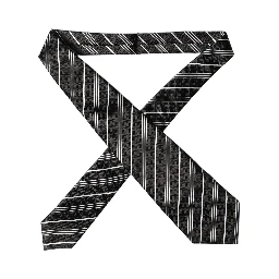 Black White Stripes Silk Adjustable Women Necktie Tie
