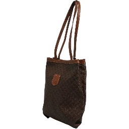 Macadam Canvas Shoulder Tote Bag