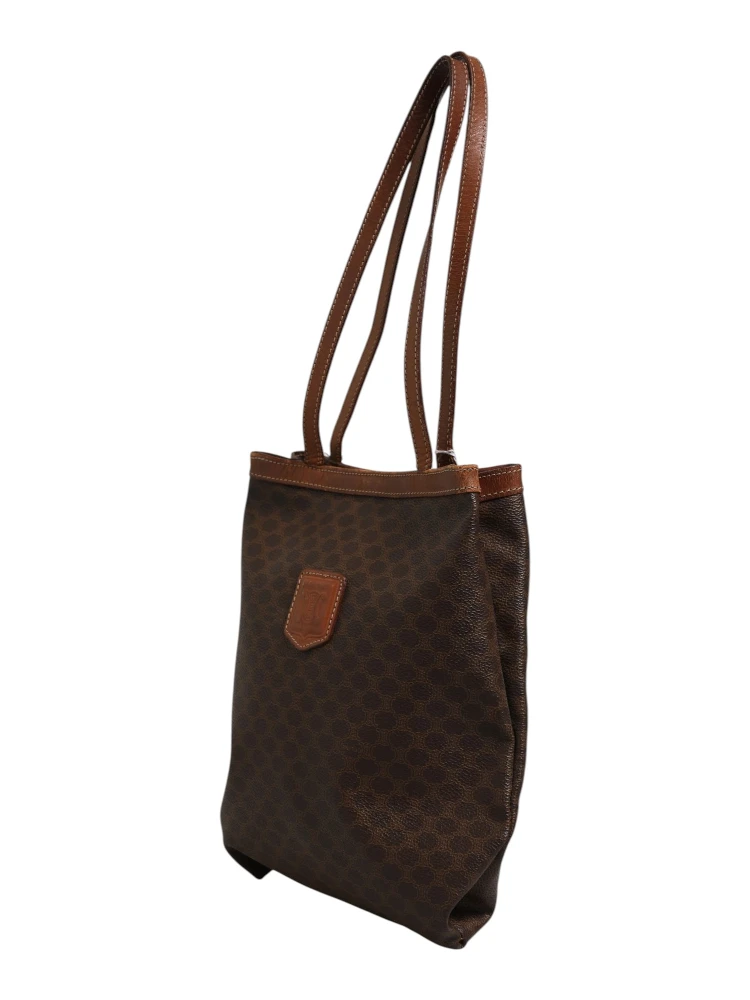 Macadam Canvas Shoulder Tote Bag alternative