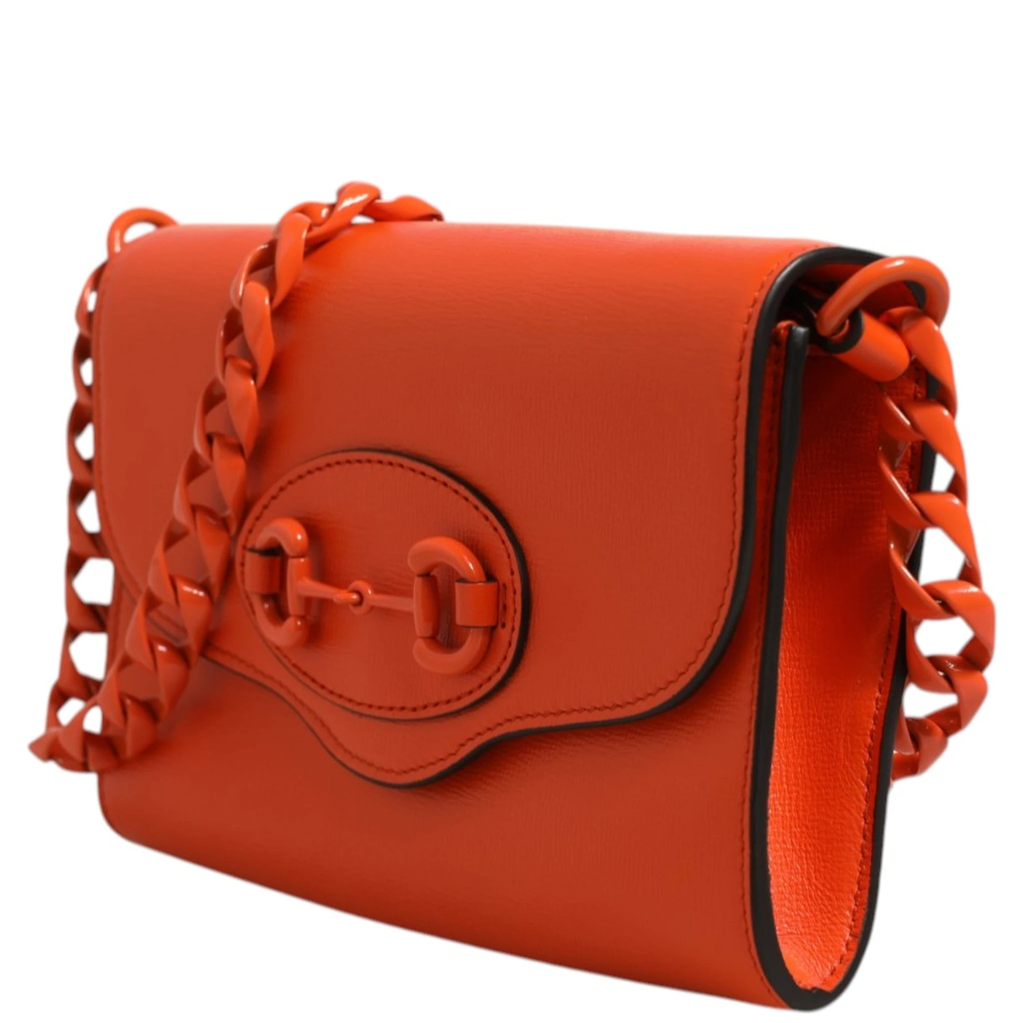 Horsebit 1955 Enamel Mini Shoulder Bag