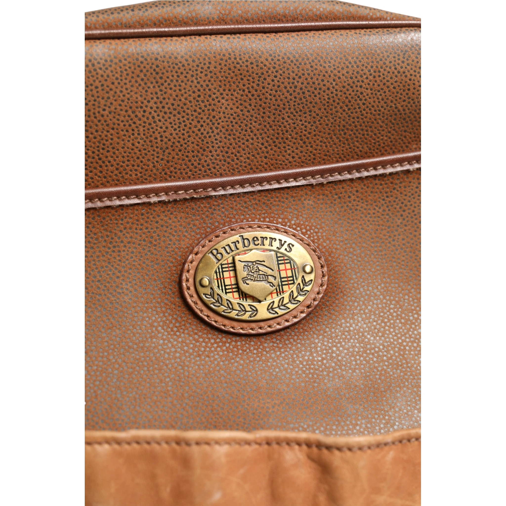 Brown and Gold Crossbody Bag