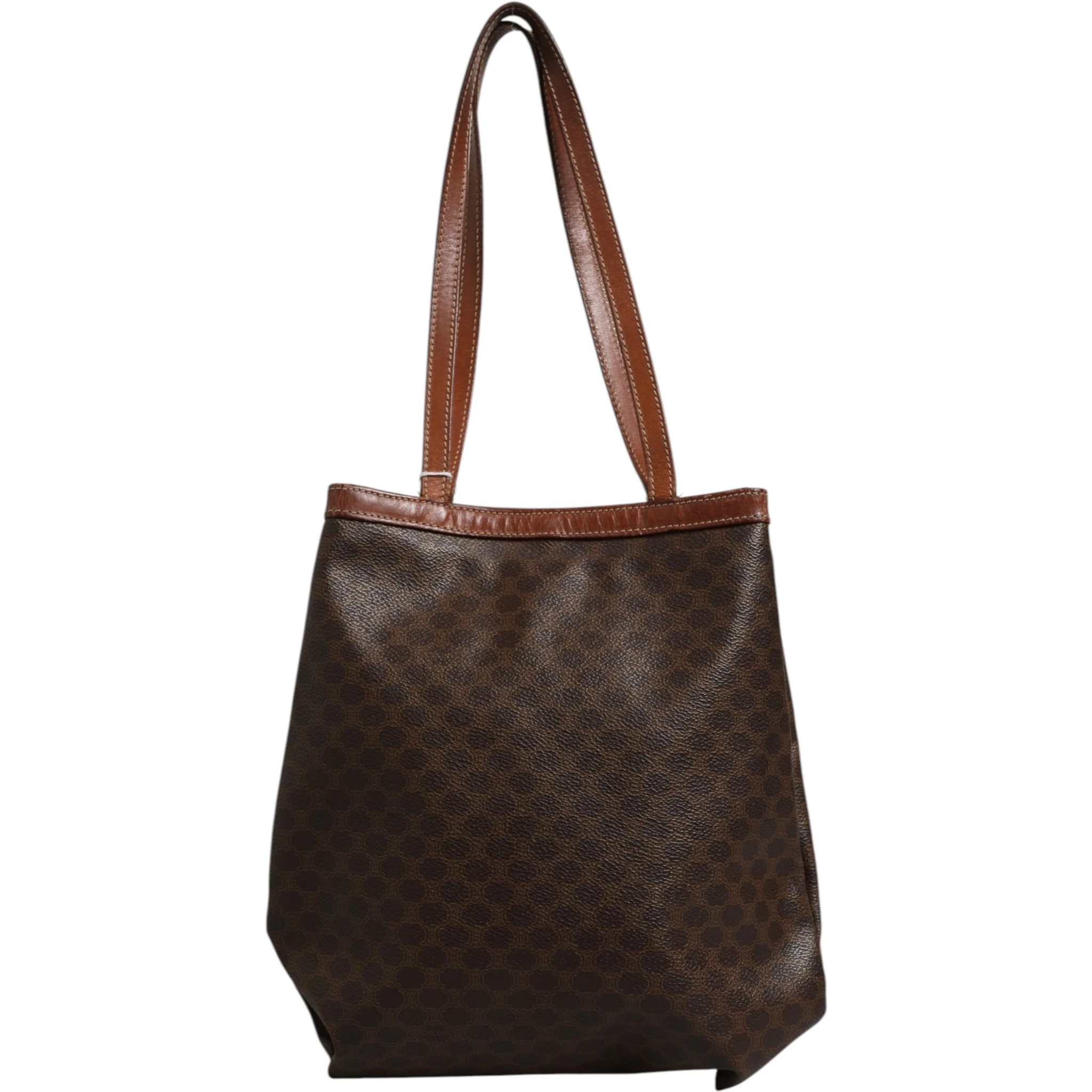 Macadam Canvas Shoulder Tote Bag