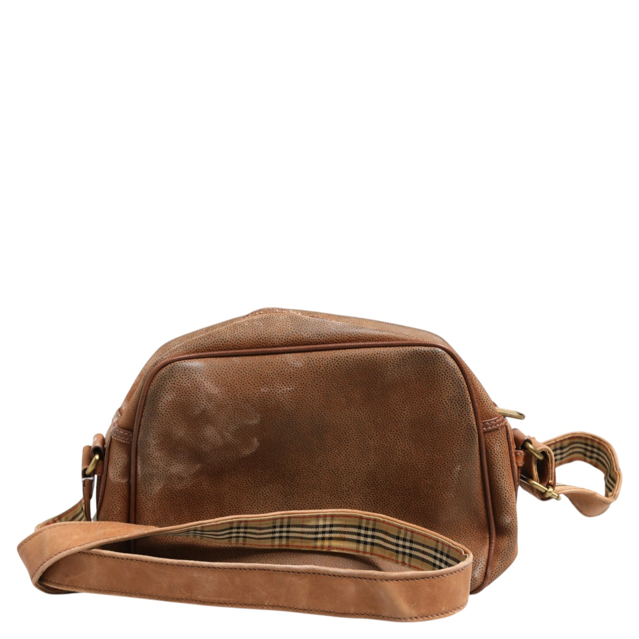 Brown and Gold Crossbody Bag