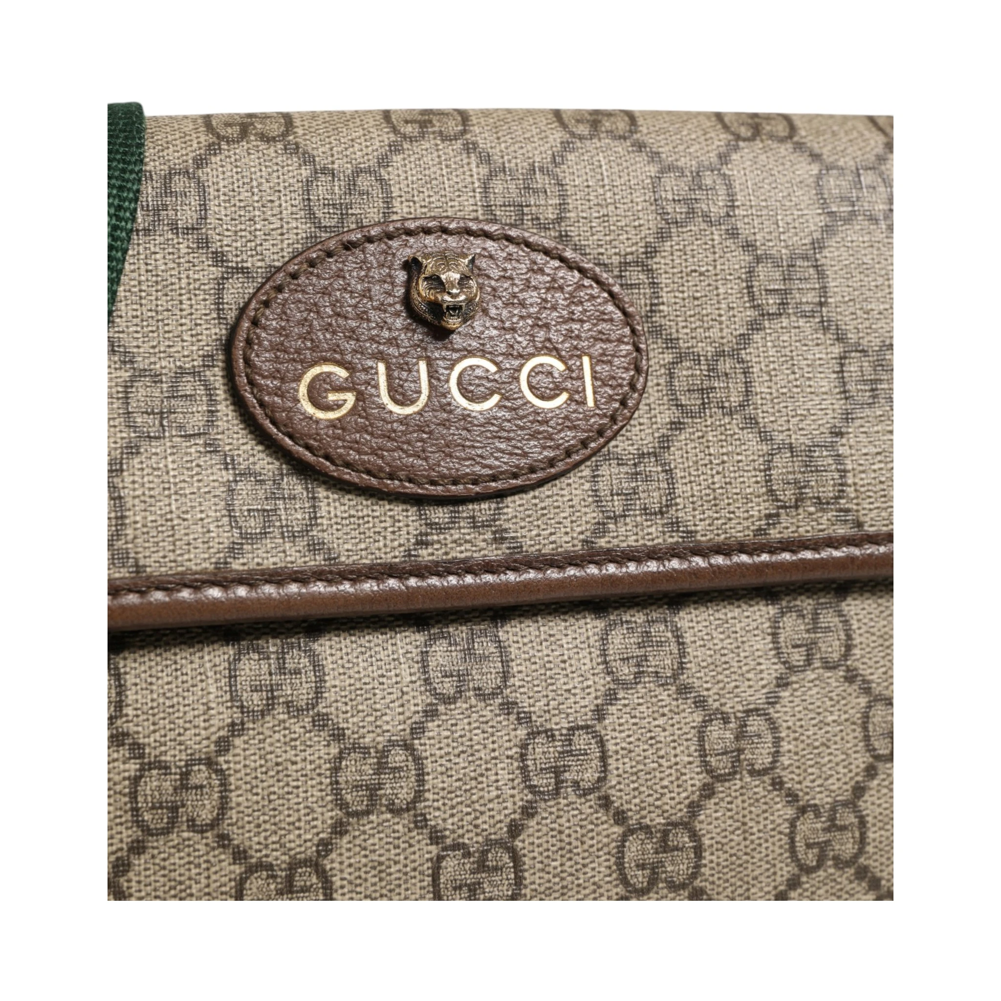 Supreme Monogram Neo Vintage Web Belt Bag Brown