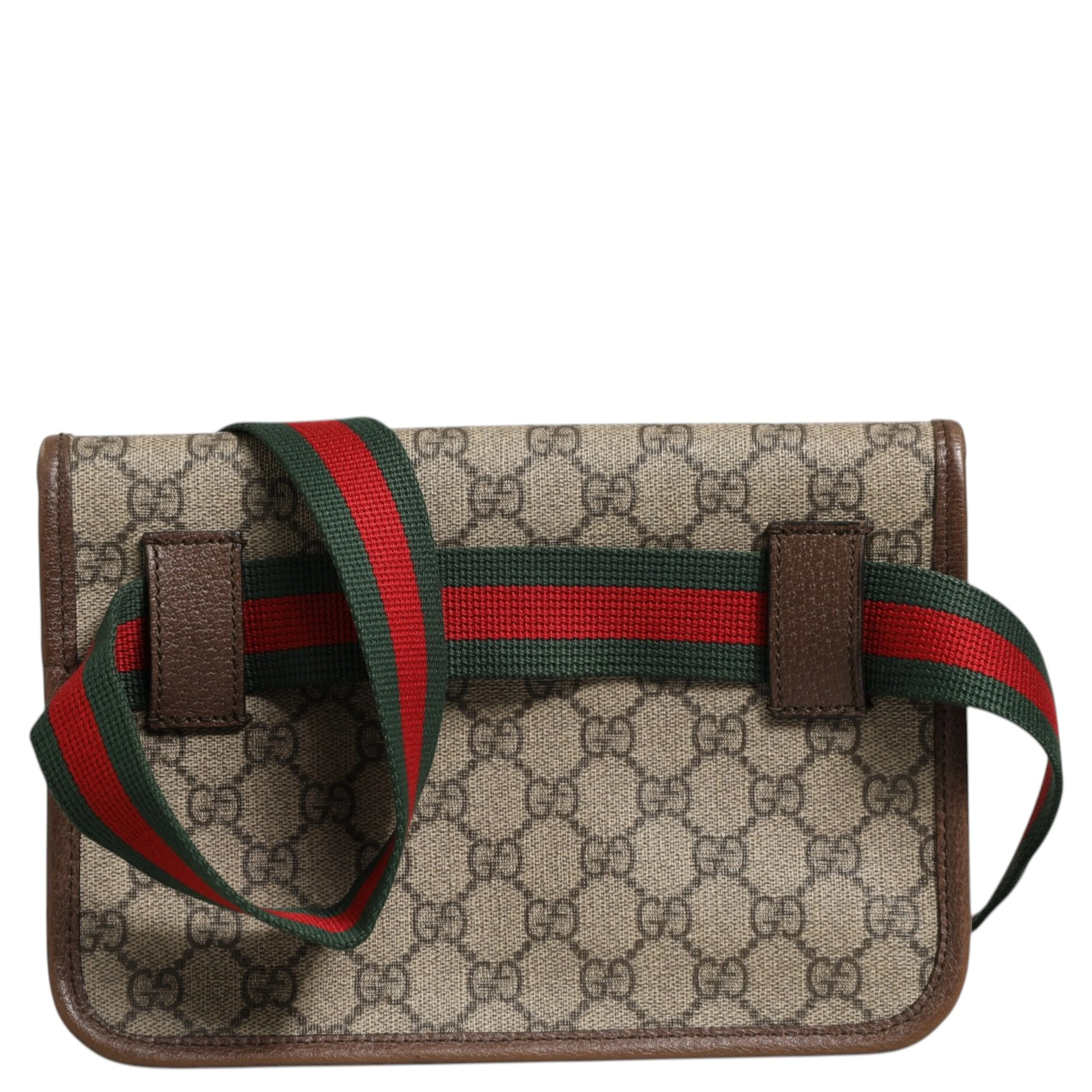 Supreme Monogram Neo Vintage Web Belt Bag Brown