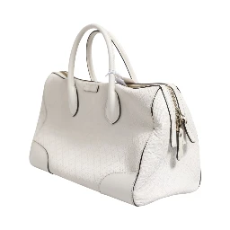 Medium Diamante Leather Boston Bag