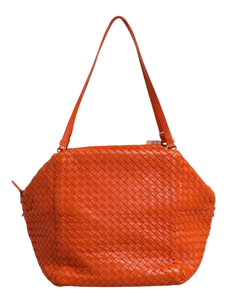 Intrecciato Nappa Leather Cube Bag