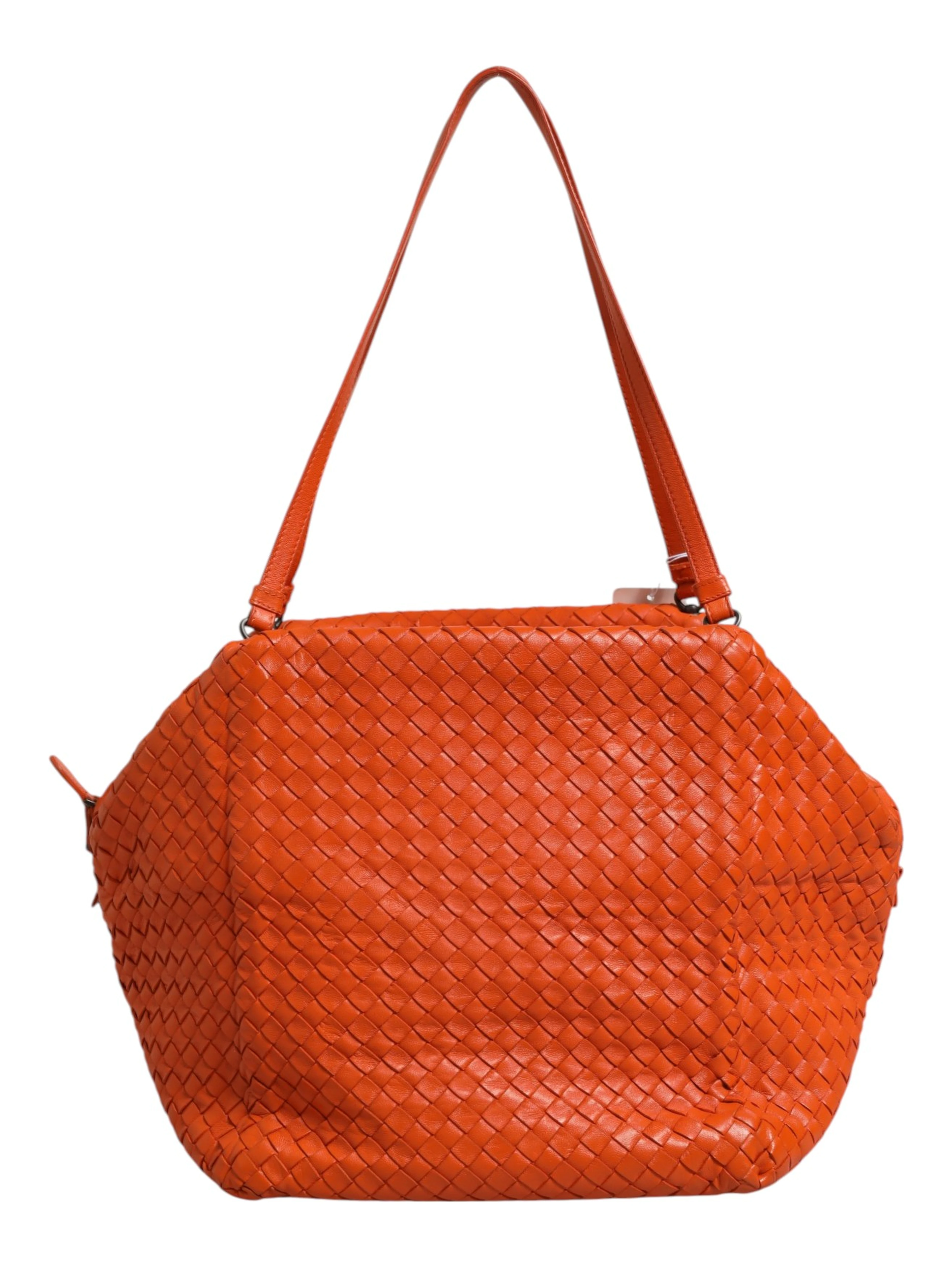 Intrecciato Nappa Leather Cube Bag