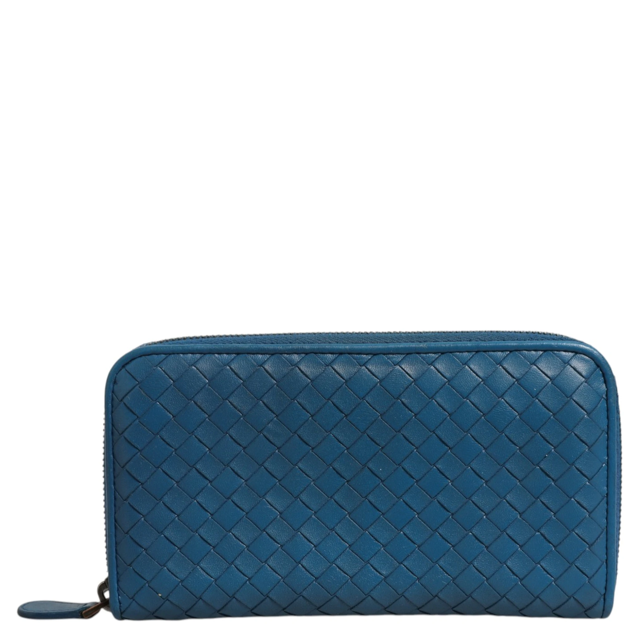 Intrecciato Zip Around Wallet