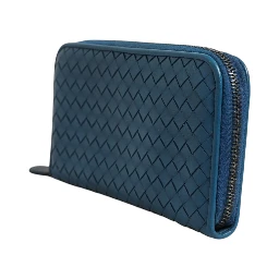 Intrecciato Zip Around Wallet