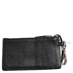 Vitello Liberty Studded Coin Pouch Key Case Ardesia