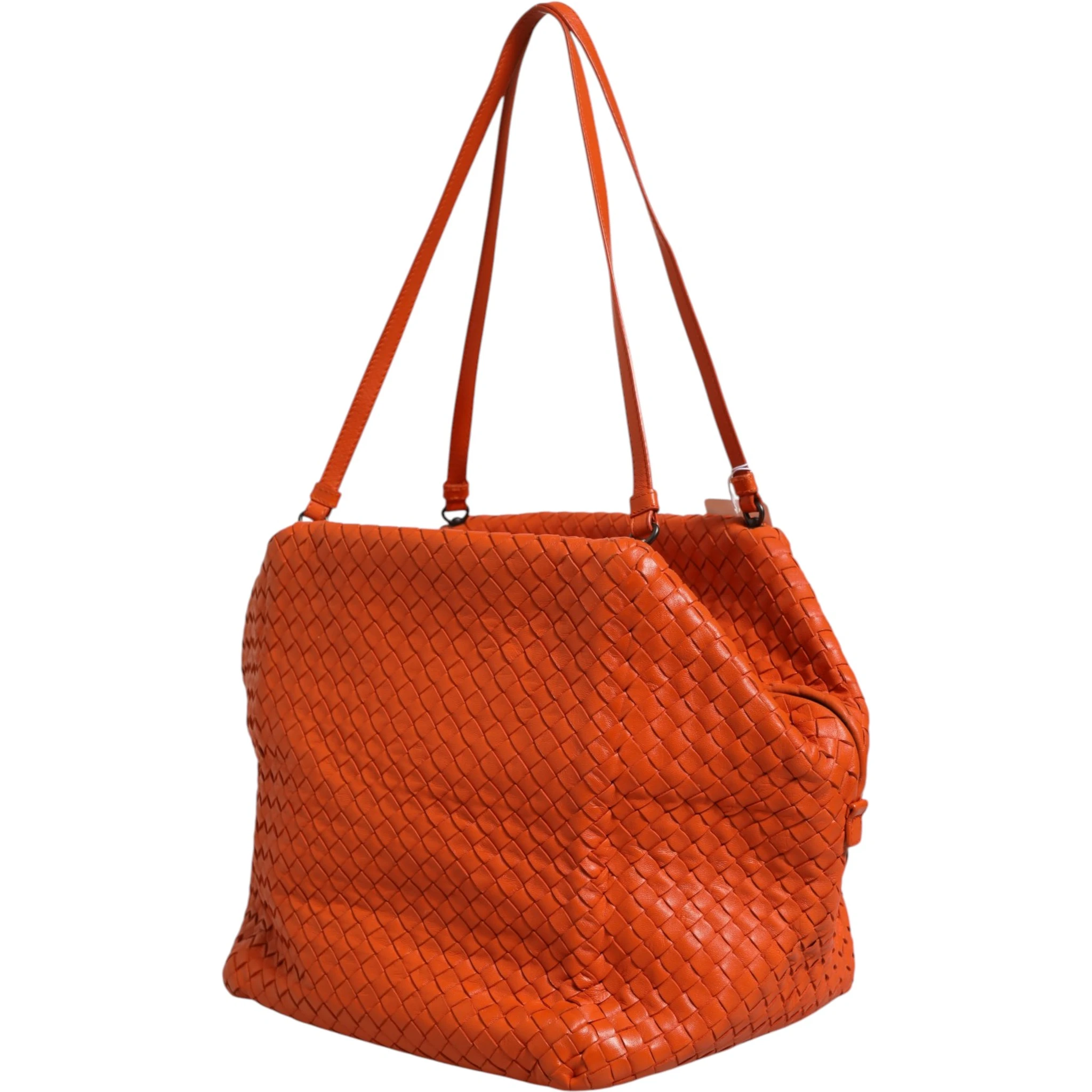 Intrecciato Nappa Leather Cube Bag