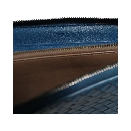 Intrecciato Zip Around Wallet