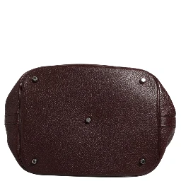 Picotin Taurillon Clemence Chocolate Handbag