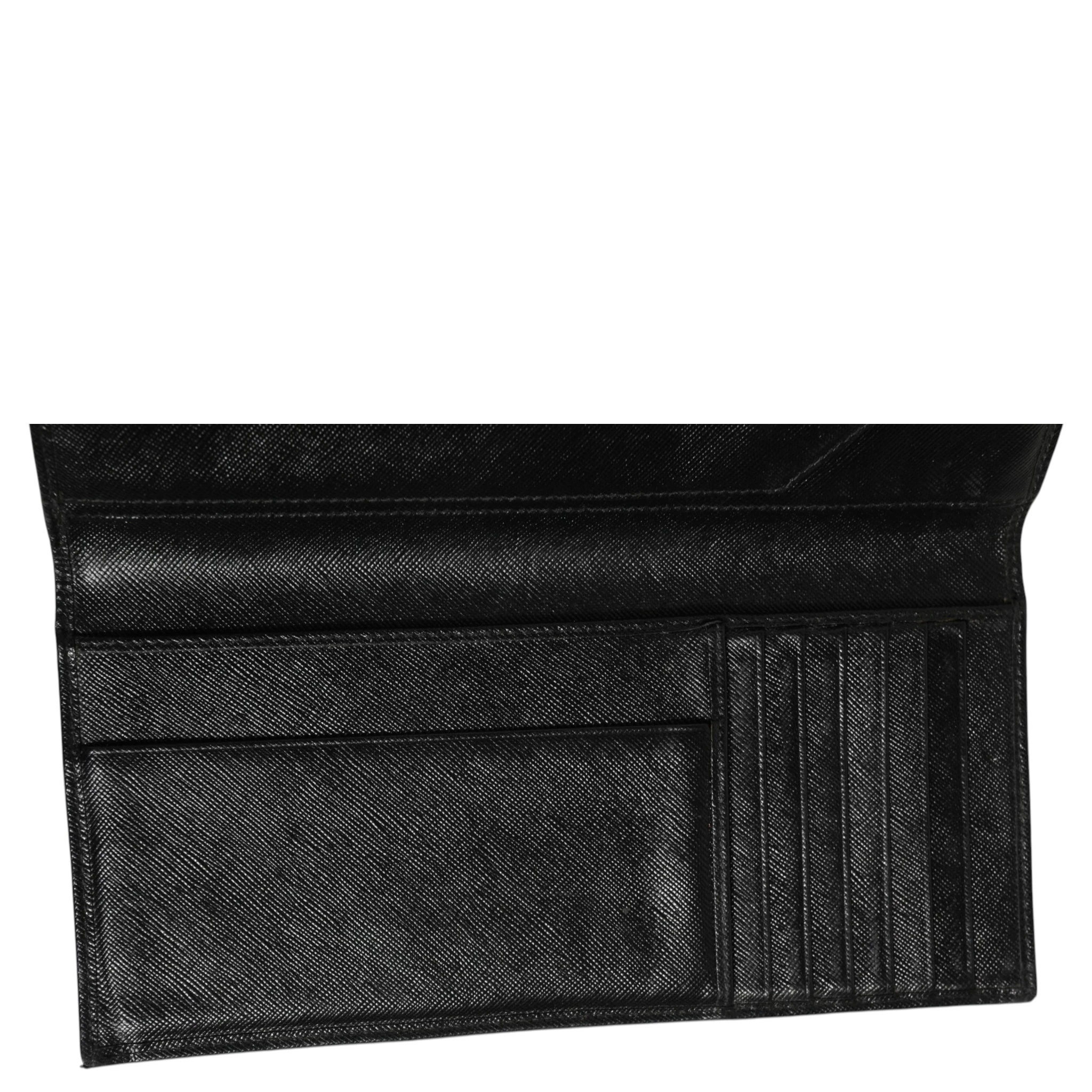 Saffiano Leather Slim Card Holder Wallet