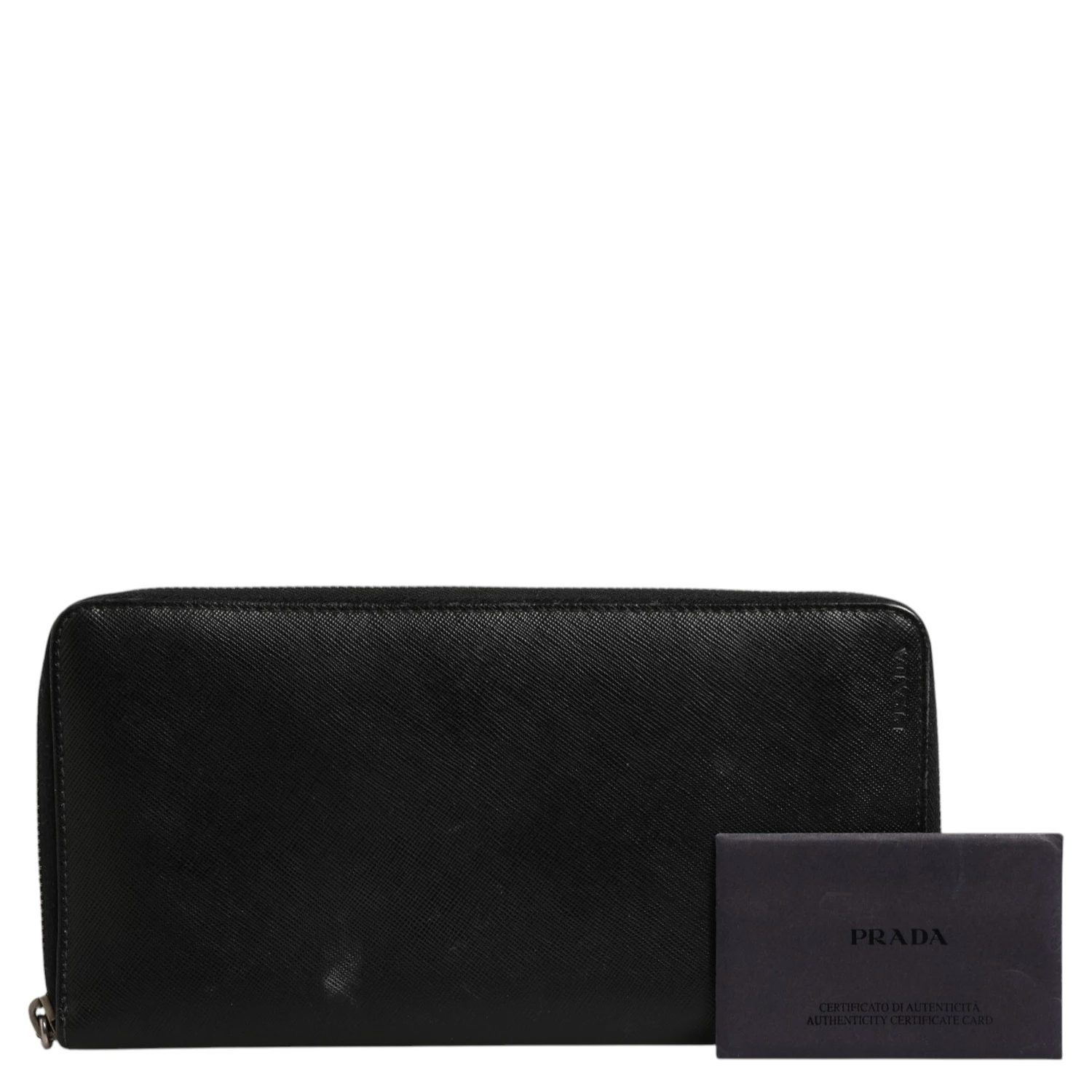 Baltico Saffiano Leather Zip Travel Wallet