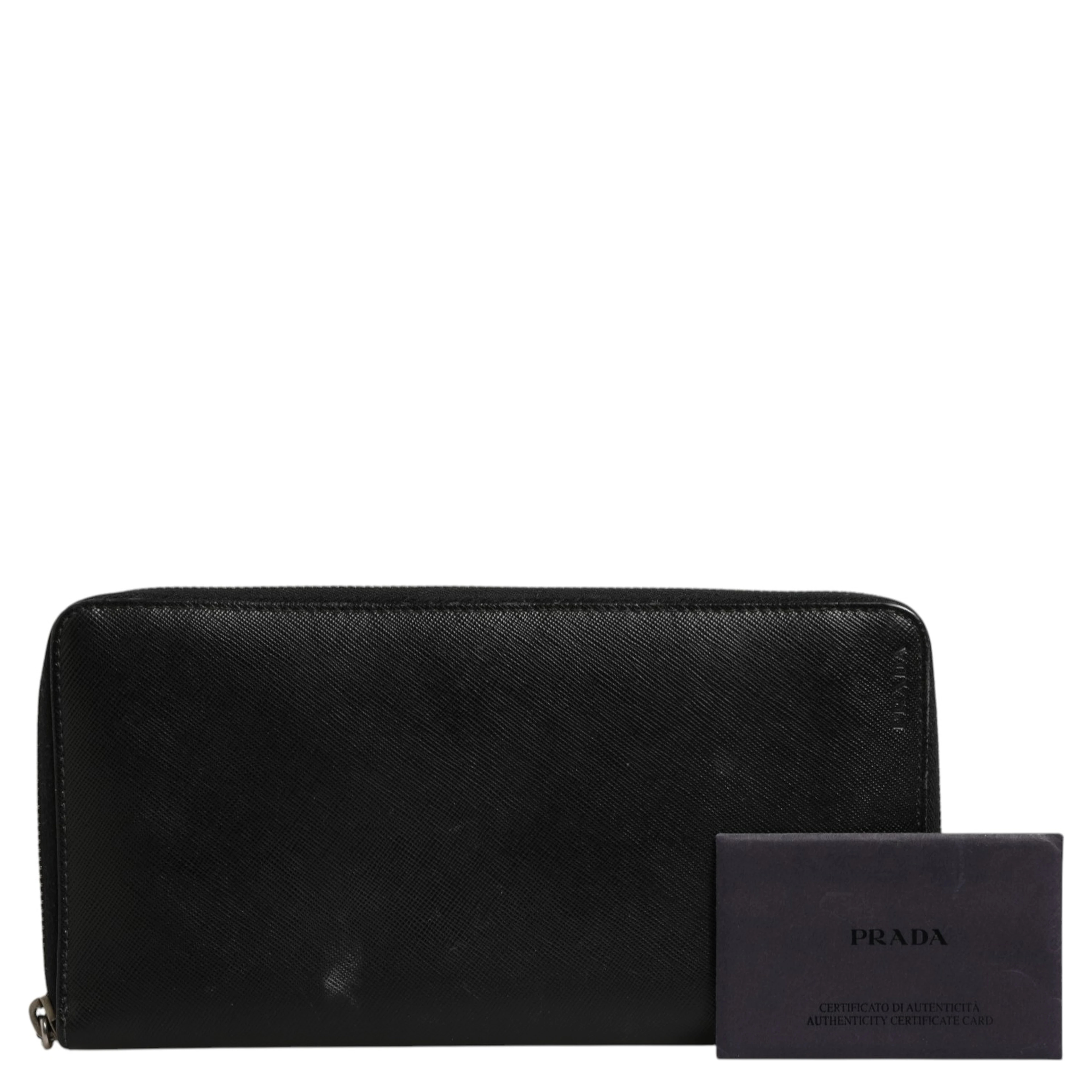Baltico Saffiano Leather Zip Travel Wallet