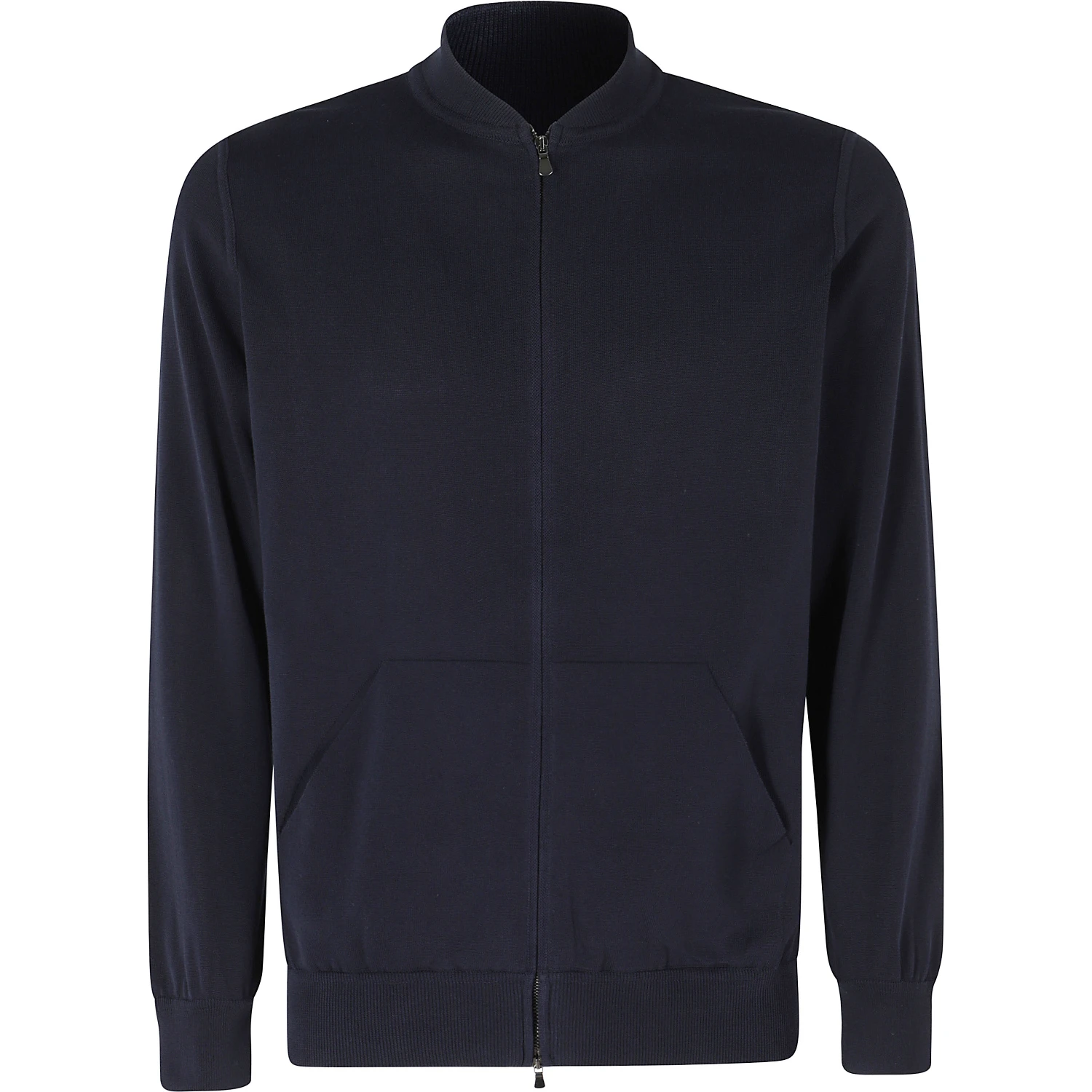 MAGLIA BOMBER ZIP CREPE COTONE