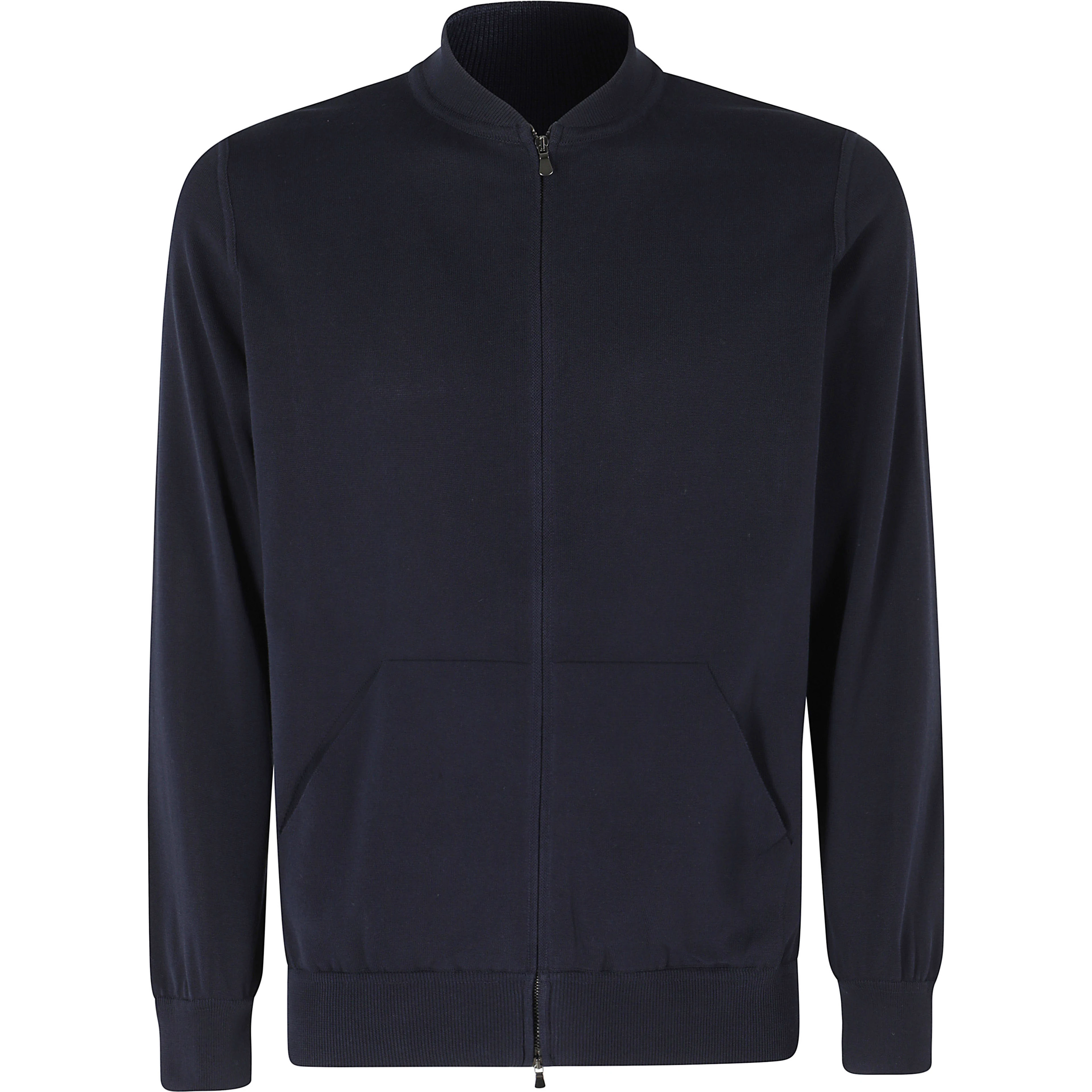 MAGLIA BOMBER ZIP CREPE COTONE