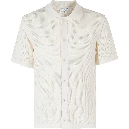 OPEN KNIT SHORT SLEEVE CARDIGAN