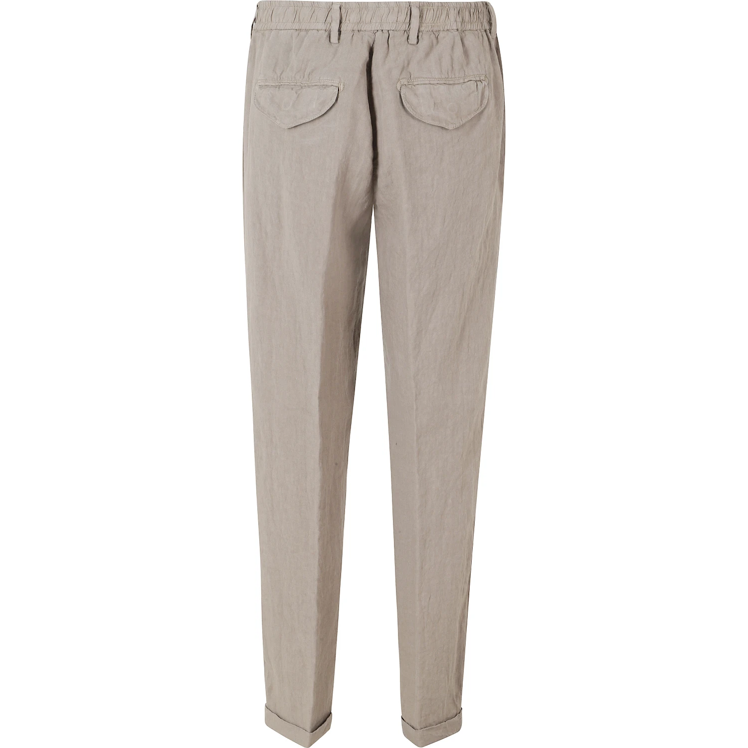 PANTA LACCIO LINO ELASTICO IN VITA