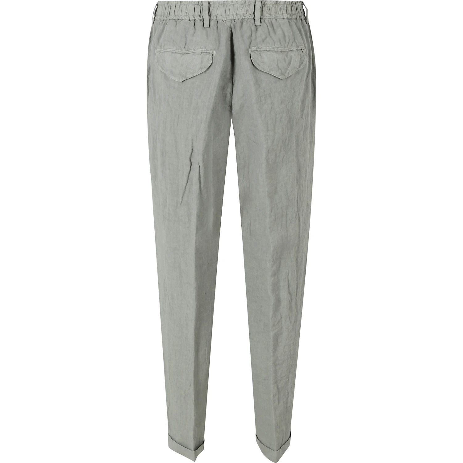 PANTA LACCIO LINO ELASTICO IN VITA