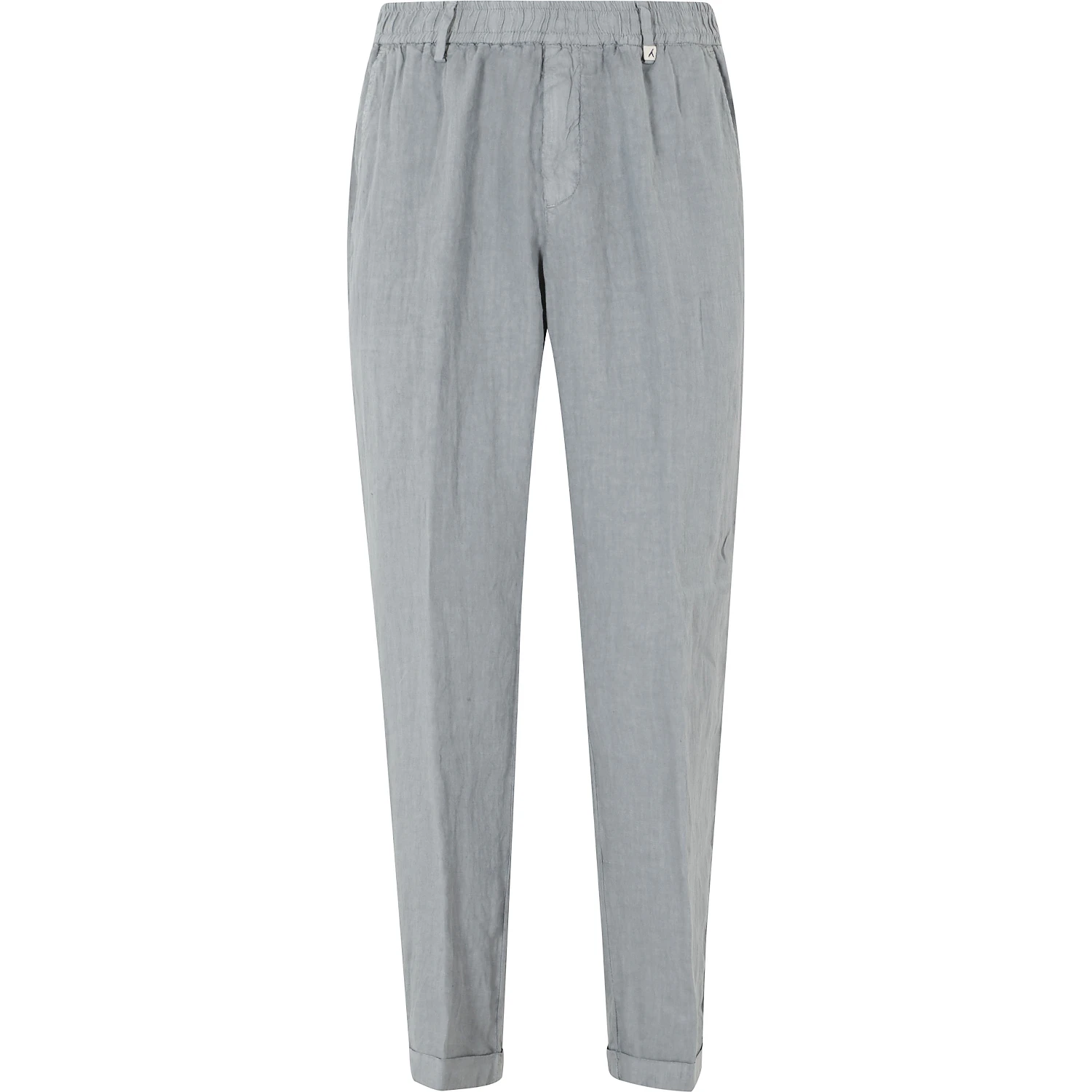 PANTA LACCIO LINO ELASTICO IN VITA