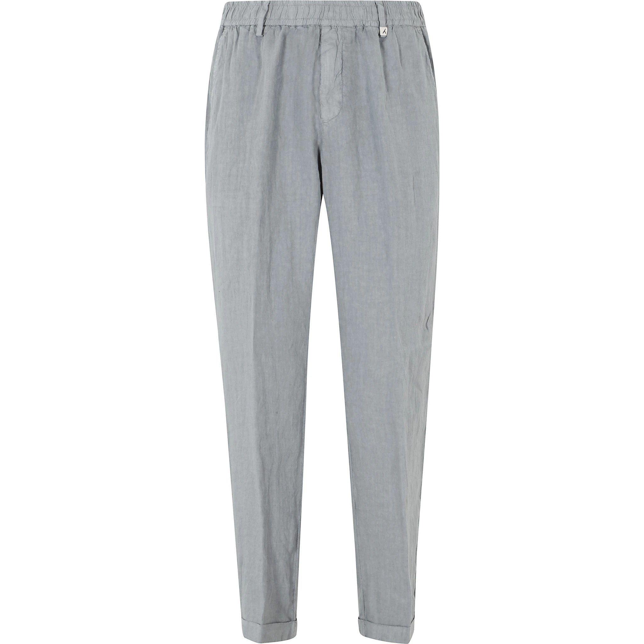 PANTA LACCIO LINO ELASTICO IN VITA