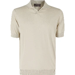 POLO COLLO SKIPPER COTONE CREPE