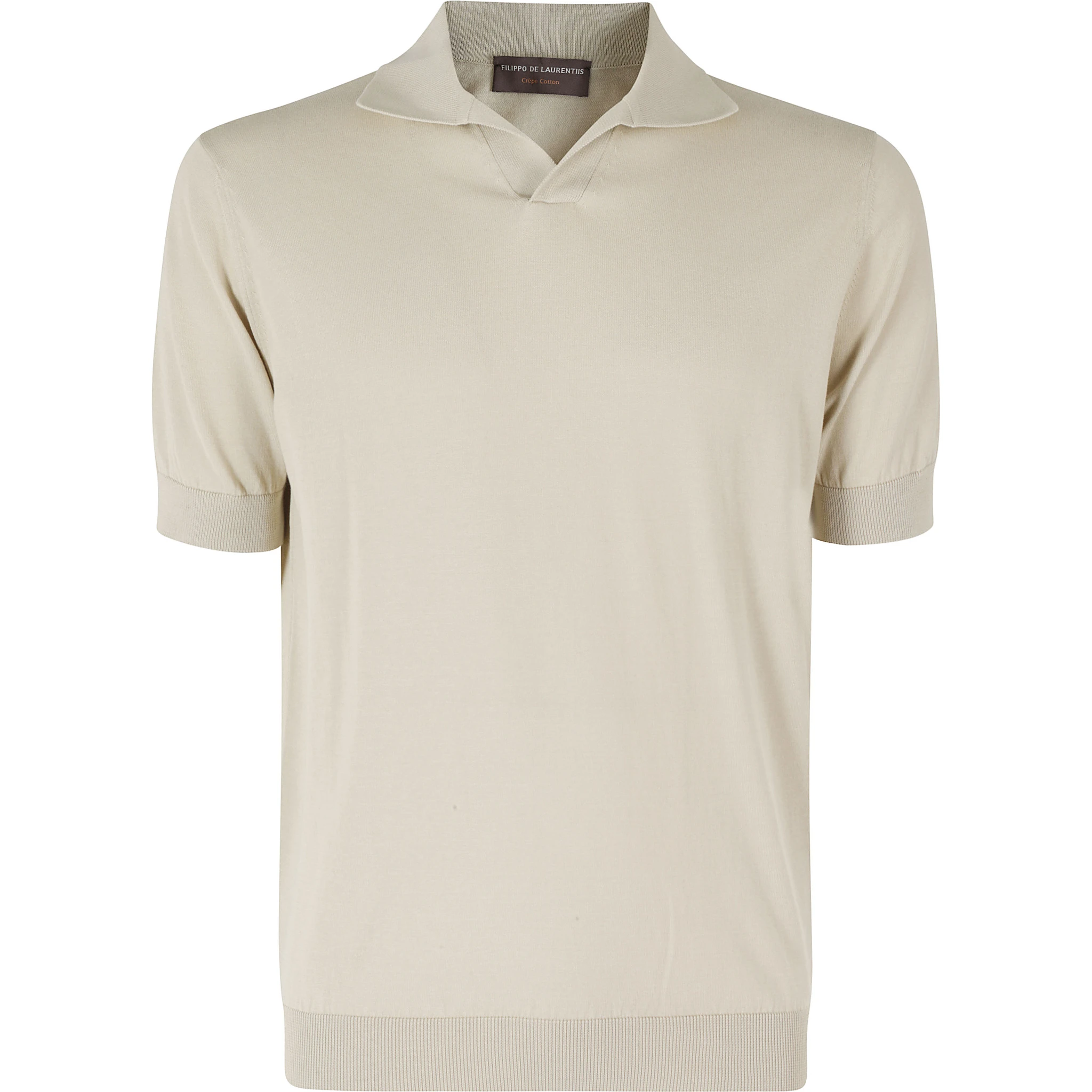 POLO COLLO SKIPPER COTONE CREPE