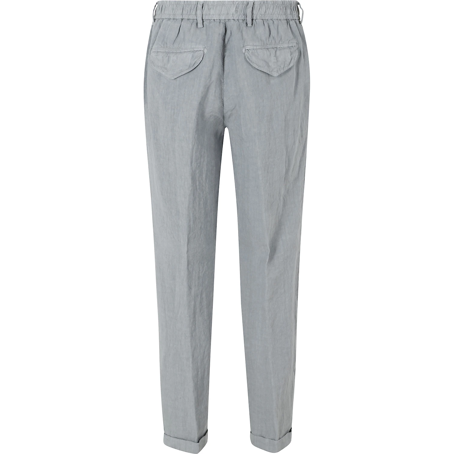PANTA LACCIO LINO ELASTICO IN VITA