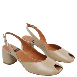ANGEL ALARCON With Heel Beige