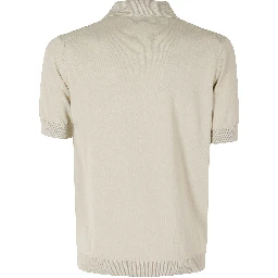 POLO COLLO SKIPPER COTONE CREPE