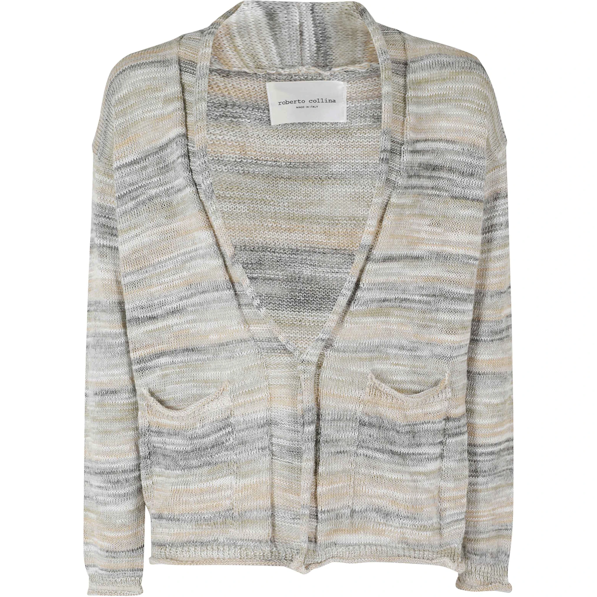 CARDIGAN ML OVER MOULINE