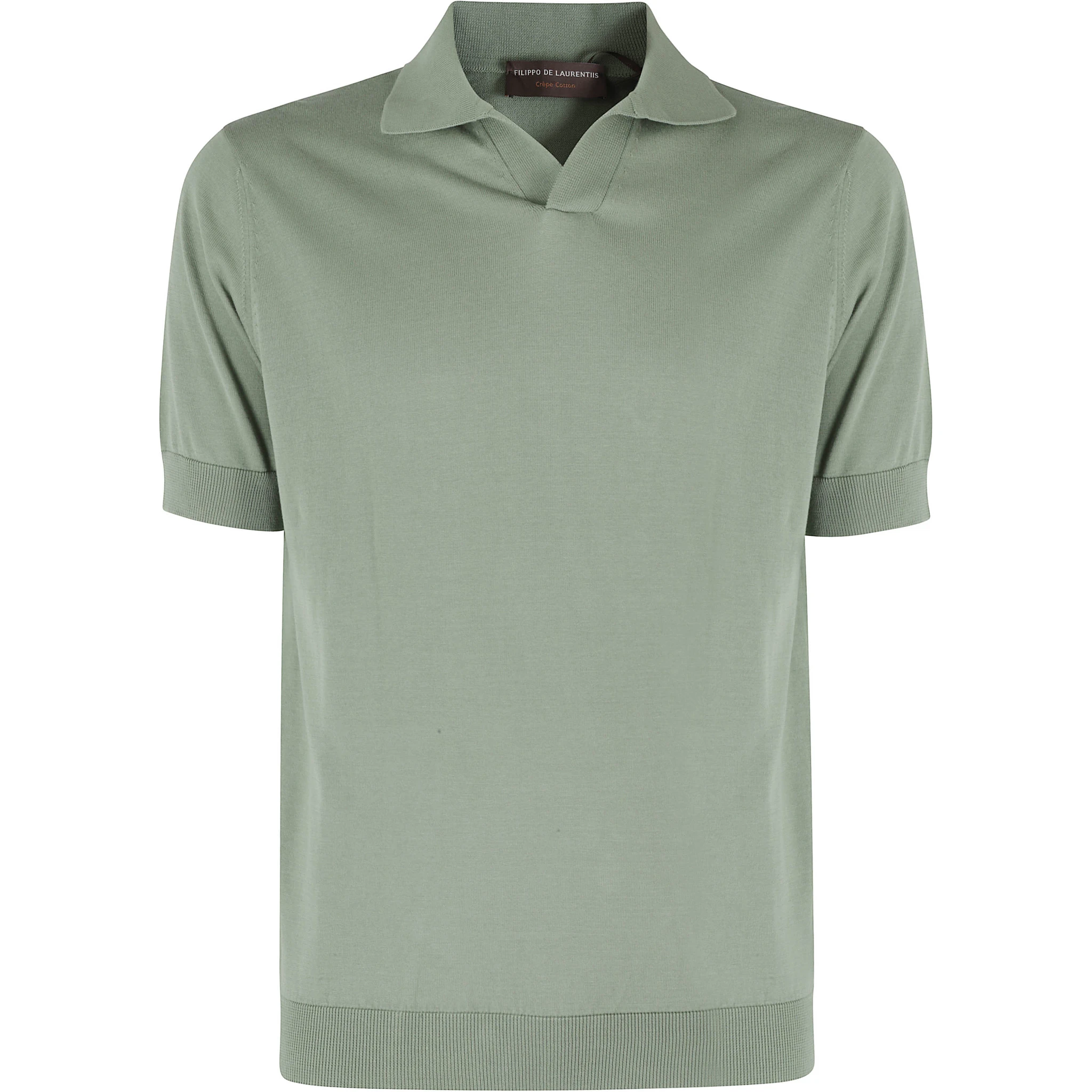 POLO COLLO SKIPPER COTONE CREPE