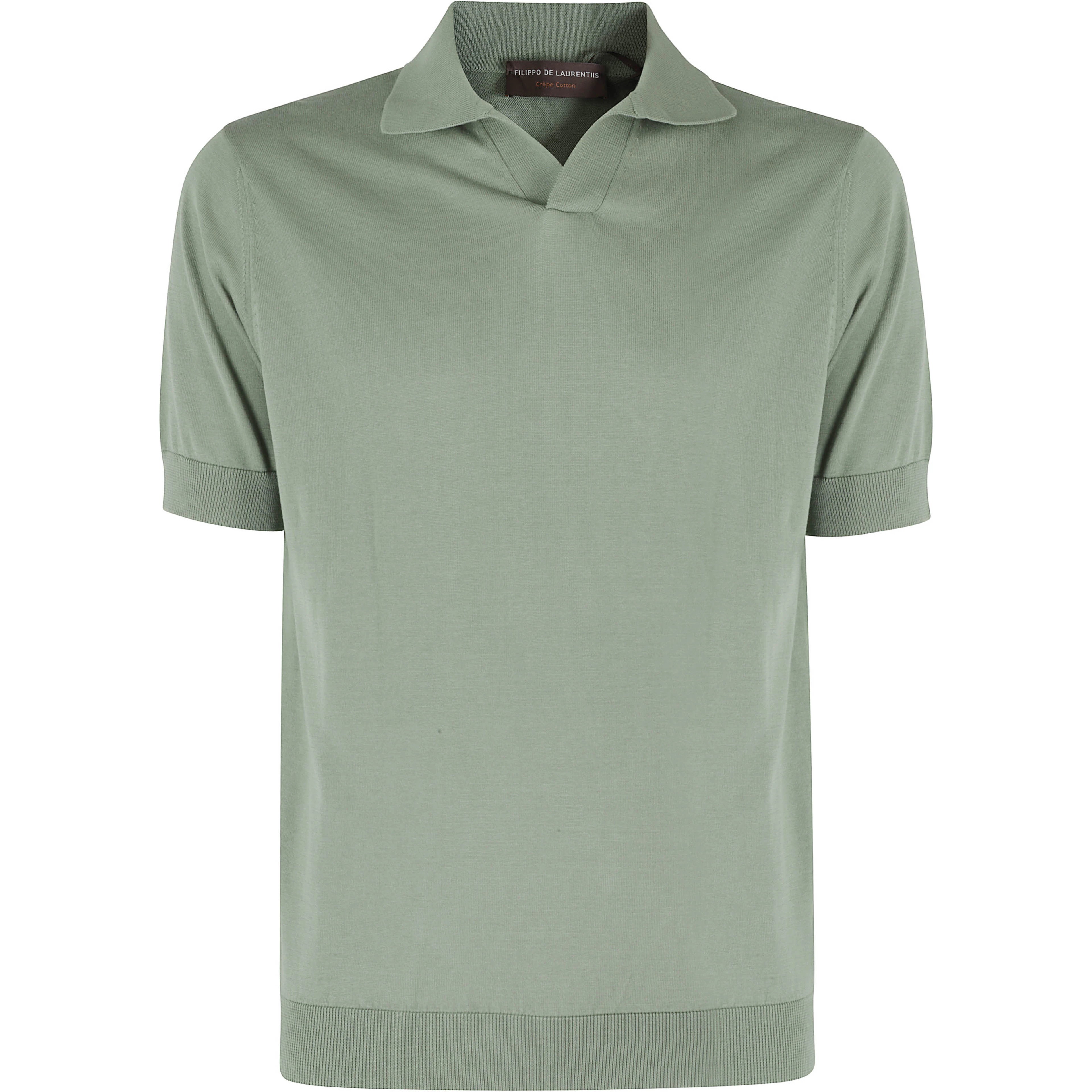 POLO COLLO SKIPPER COTONE CREPE