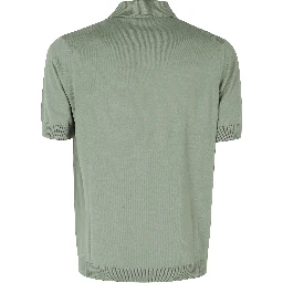 POLO COLLO SKIPPER COTONE CREPE